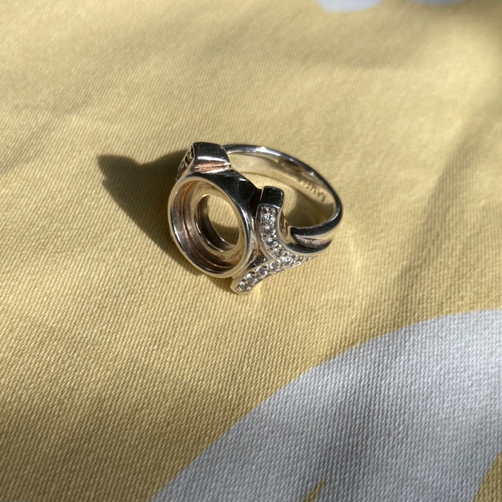 Kameleon Silver and CZ Ring